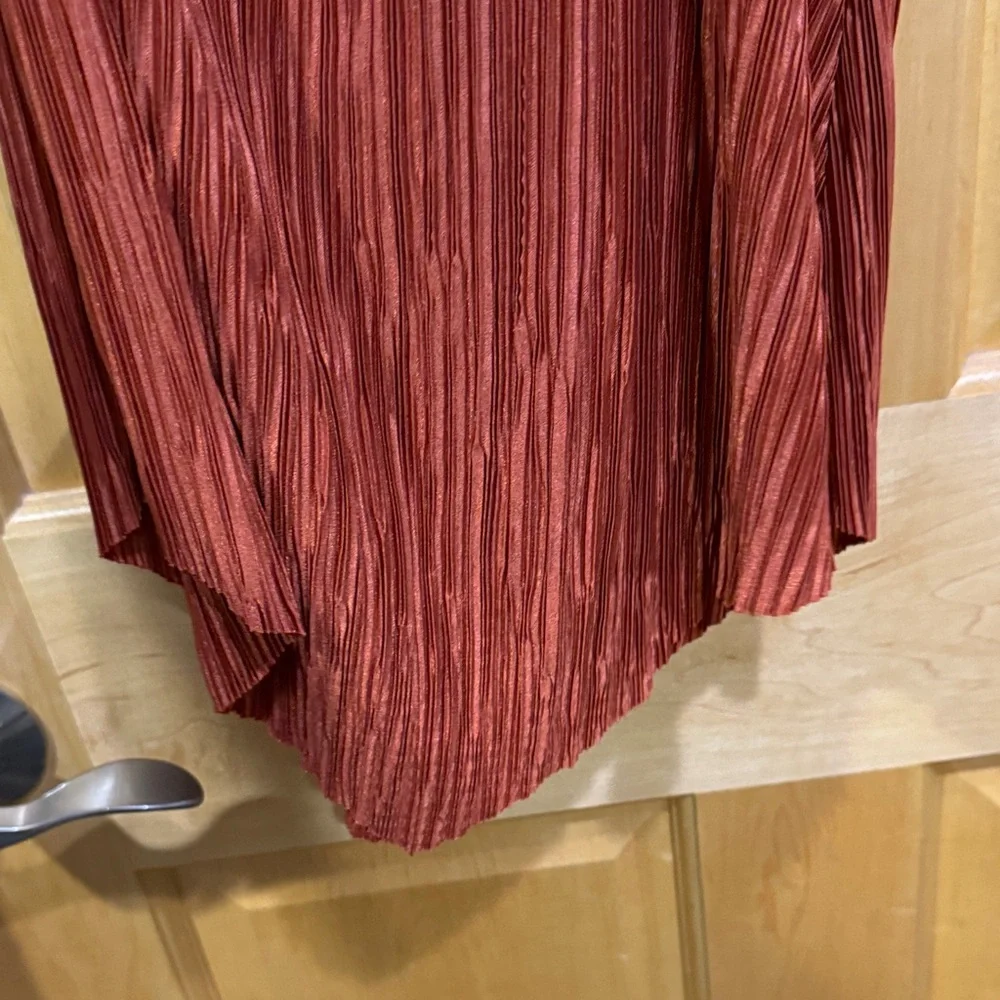 Cicci Red rust  and Gold dance costume dress size medium
